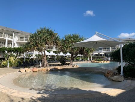 Vista Umbrellas at Kingscliff resort